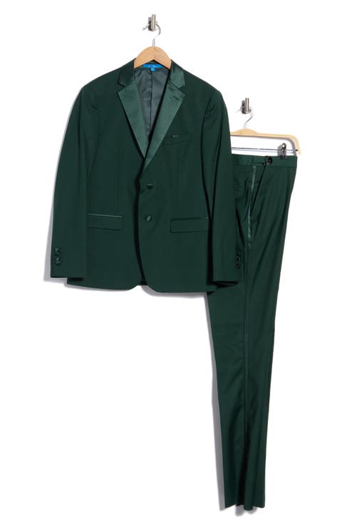 One-Button Satin Peak Lapel Tuxedo