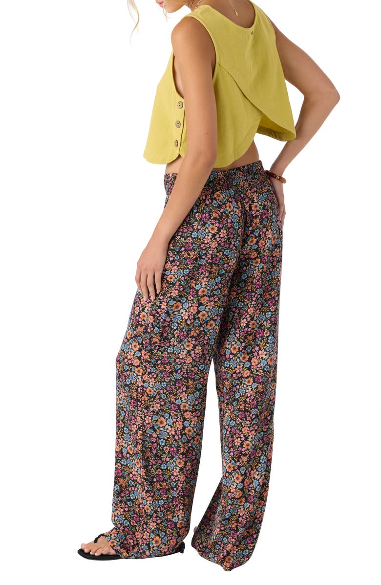 O'Neill Jonie Ditsy Floral Wide Leg Pants, Alternate, color,