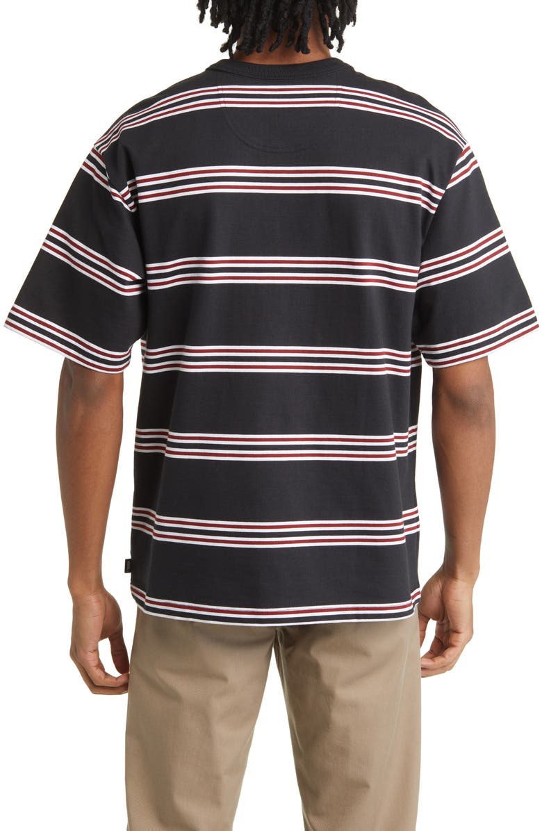 Vans Wardman Stripe Logo Cotton T-Shirt, Alternate, color, 
