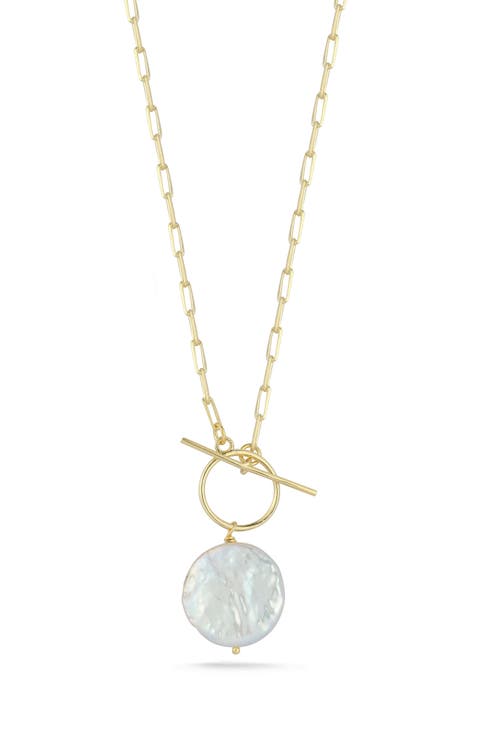 Cultured Pearl Pendant Necklace