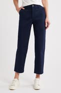 Wit & Wisdom Skyrise Slim Straight Leg Twill Pants