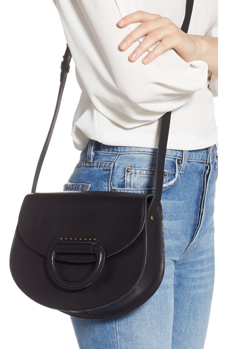 Madewell D-Ring Saddle Bag, Alternate, color,