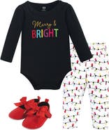 Hudson Baby Soft Cotton Collection Bodysuit, Pants, and Footwear Collection