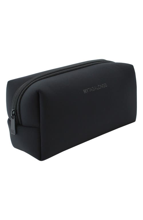 Mytagalongs Loaf Cosmetic Bag With Zip Pouch In Black