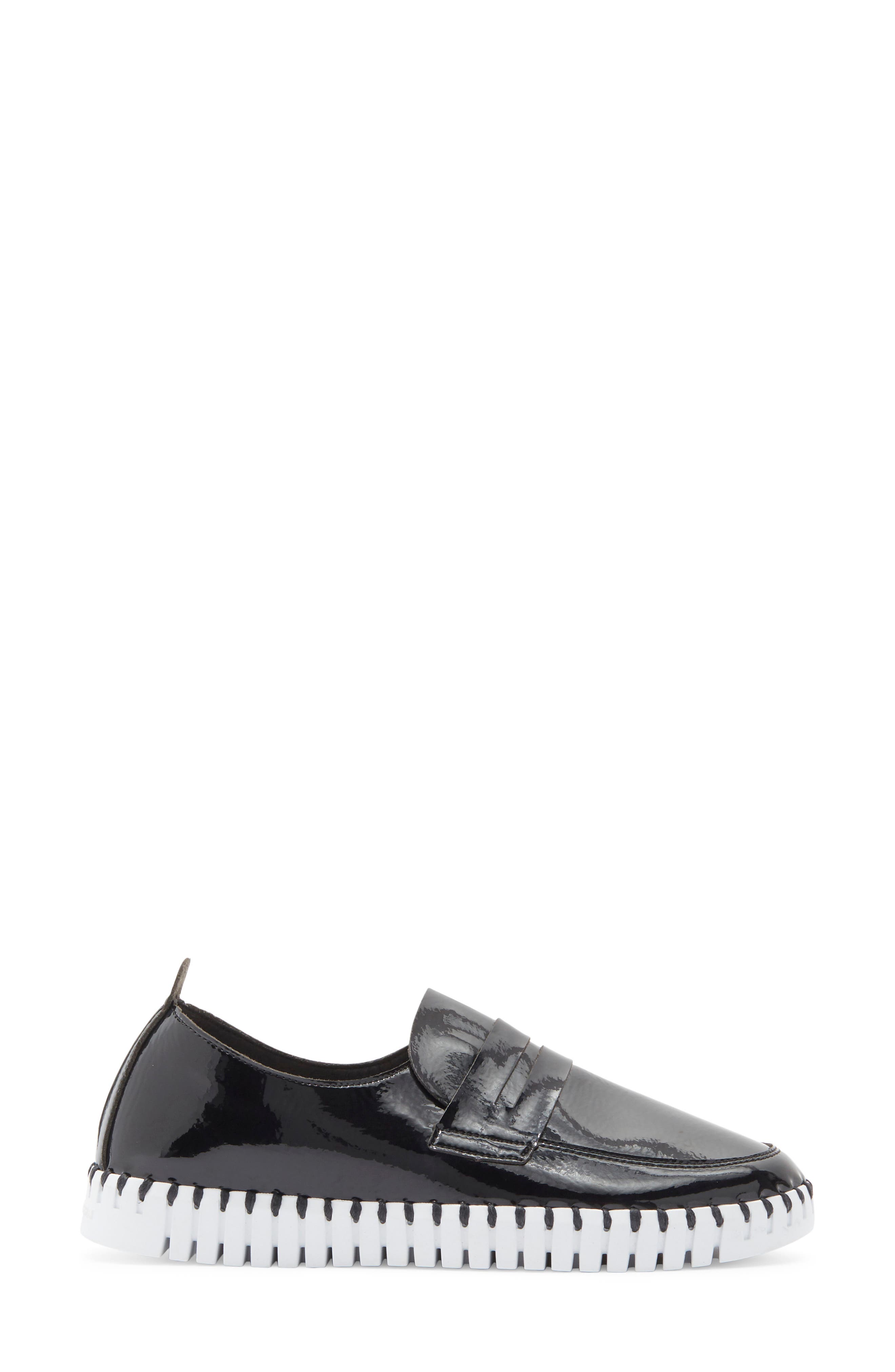 Tulip Loafer, Alternate, color, BLACK