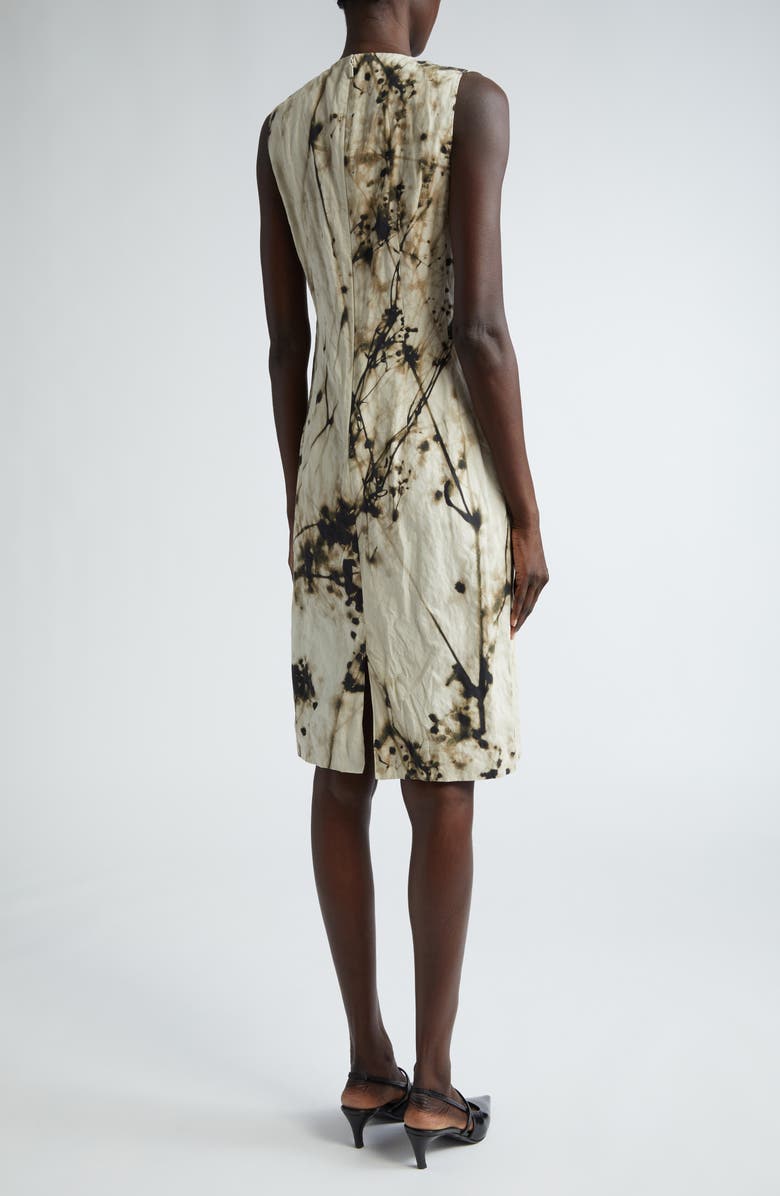 Lafayette 148 New York Harpson Floral Sleeveless Sheath Dress, Alternate, color, 