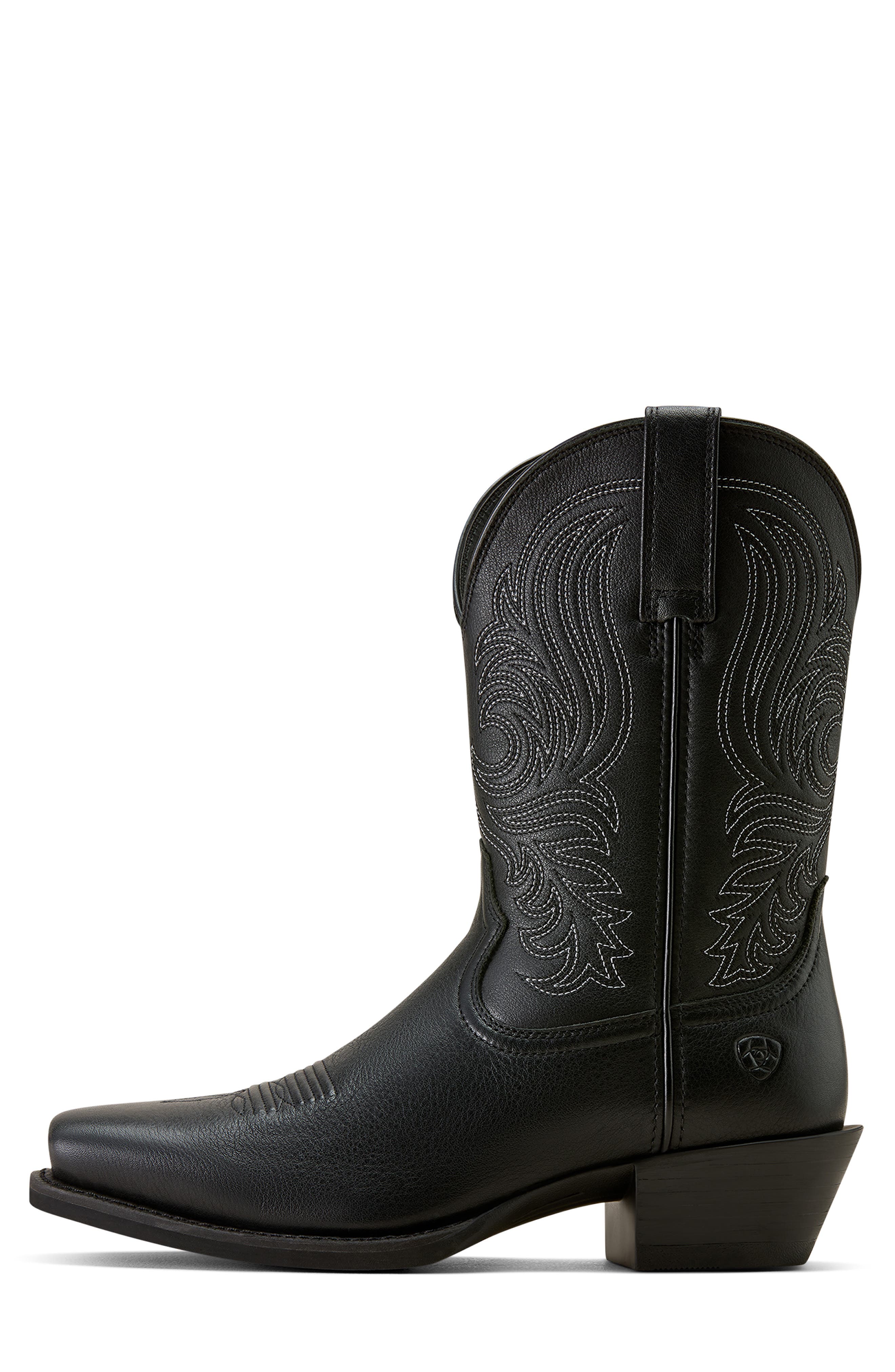Ariat Sport Lawman Square Toe Cowboy Boot, Alternate, color, Black