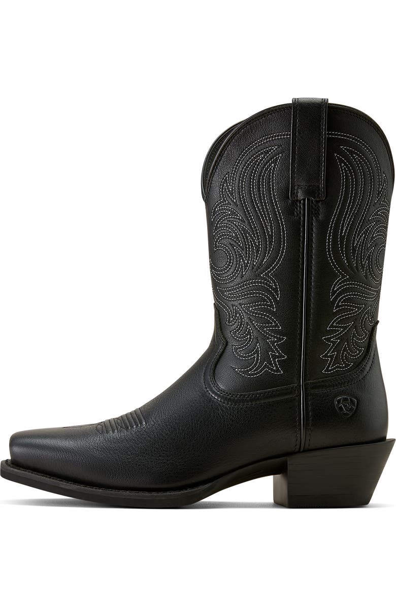 Ariat Sport Lawman Square Toe Cowboy Boot, Alternate, color, Black