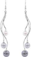 SAACHI Pearl Twist Dangle Earrings