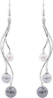 SAACHI Pearl Twist Dangle Earrings