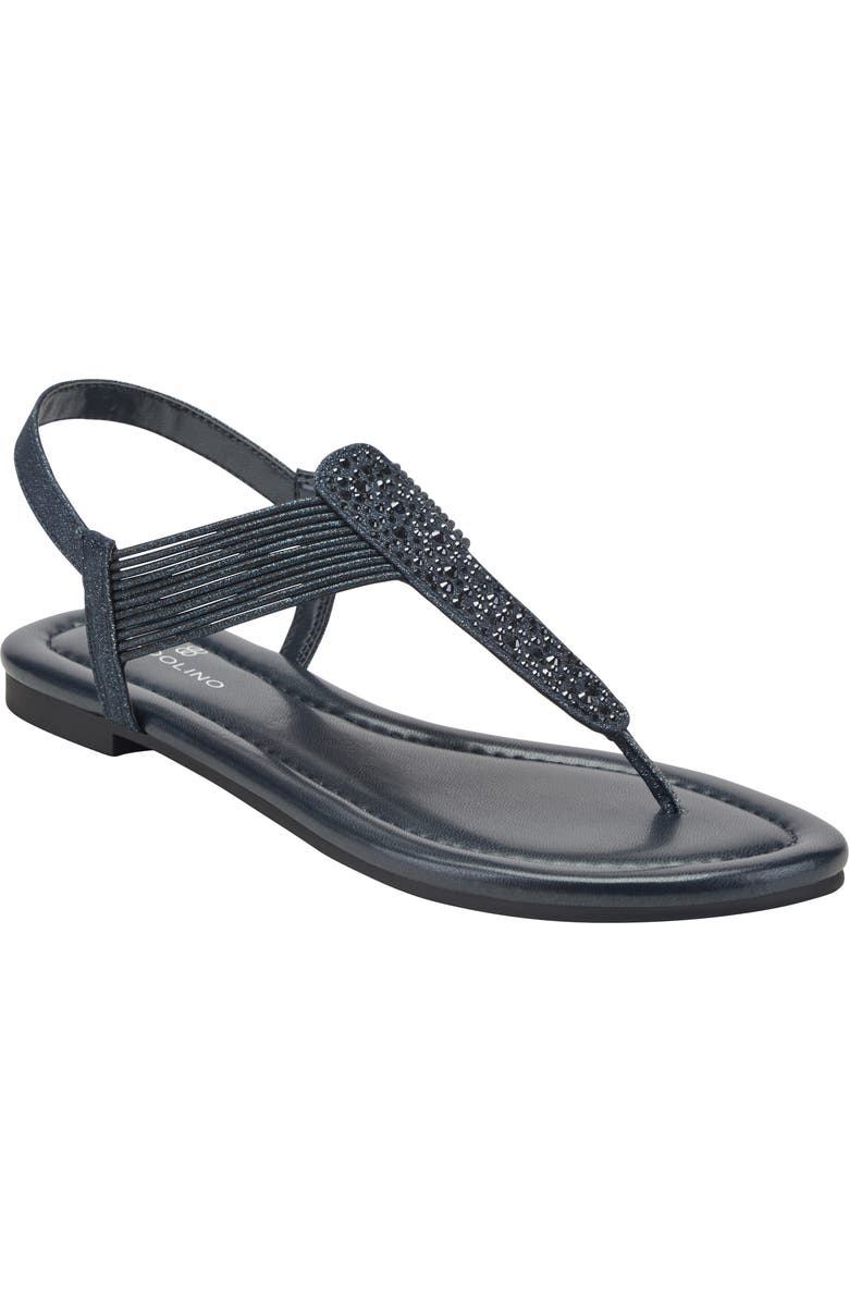 Bandolino Kayte 2 Strappy Embellished Sandal, Main, color, Dark Blue