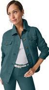 Jessica London Classic Cotton Denim Jacket