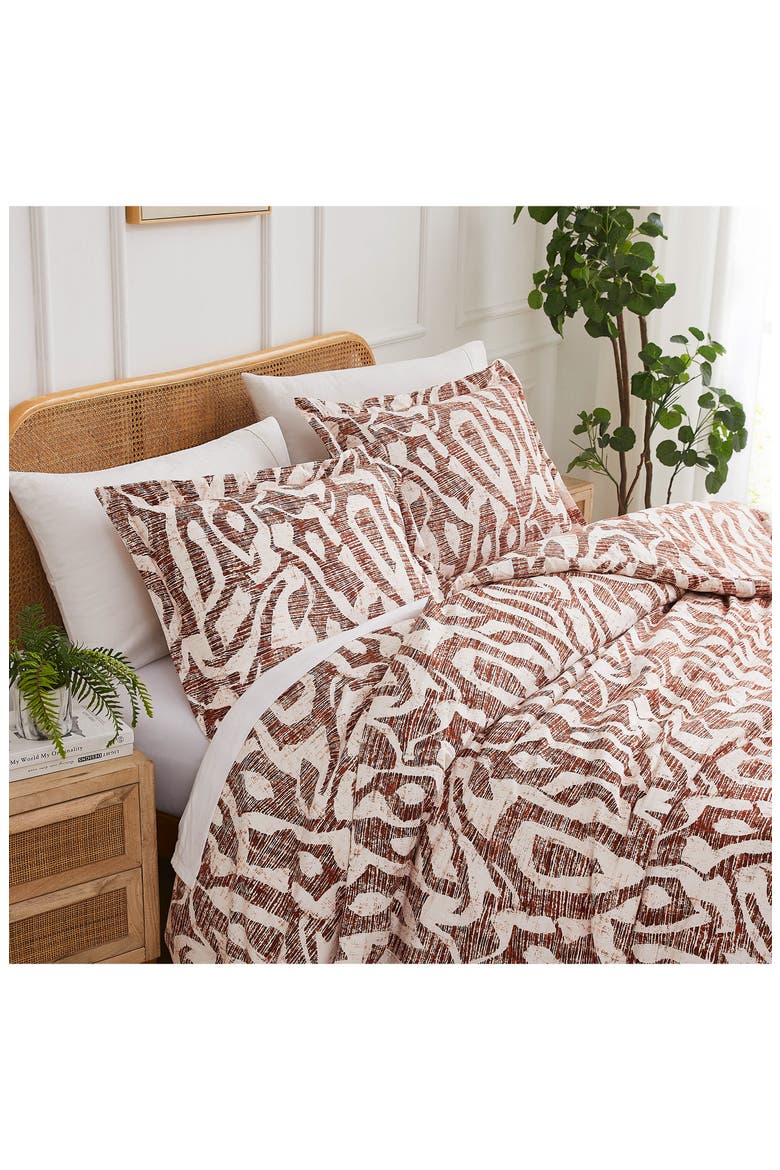 Khari Quilt & Sham Set, Alternate, color, RUST