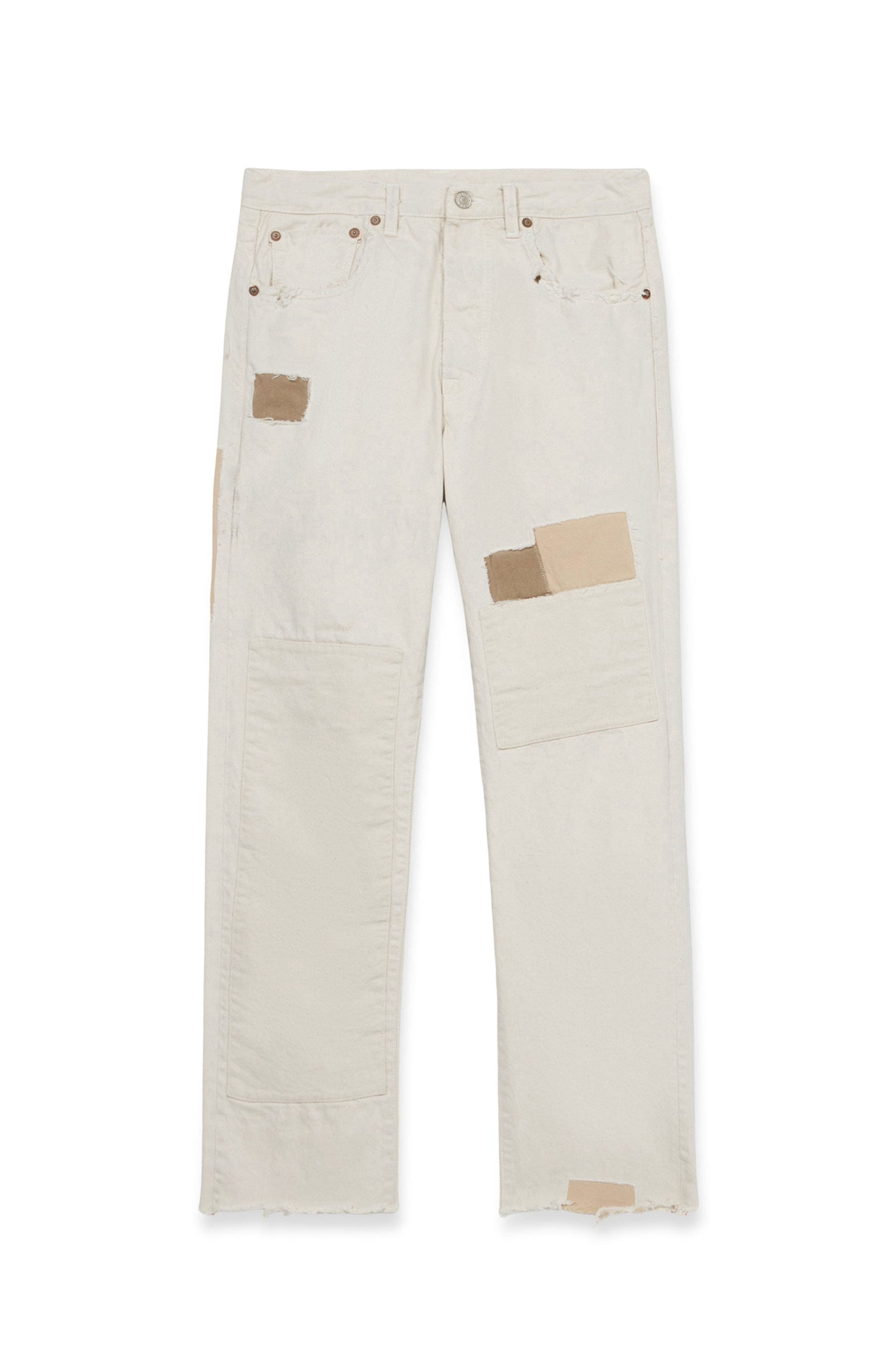 White Vintage Denim Pants - image 3