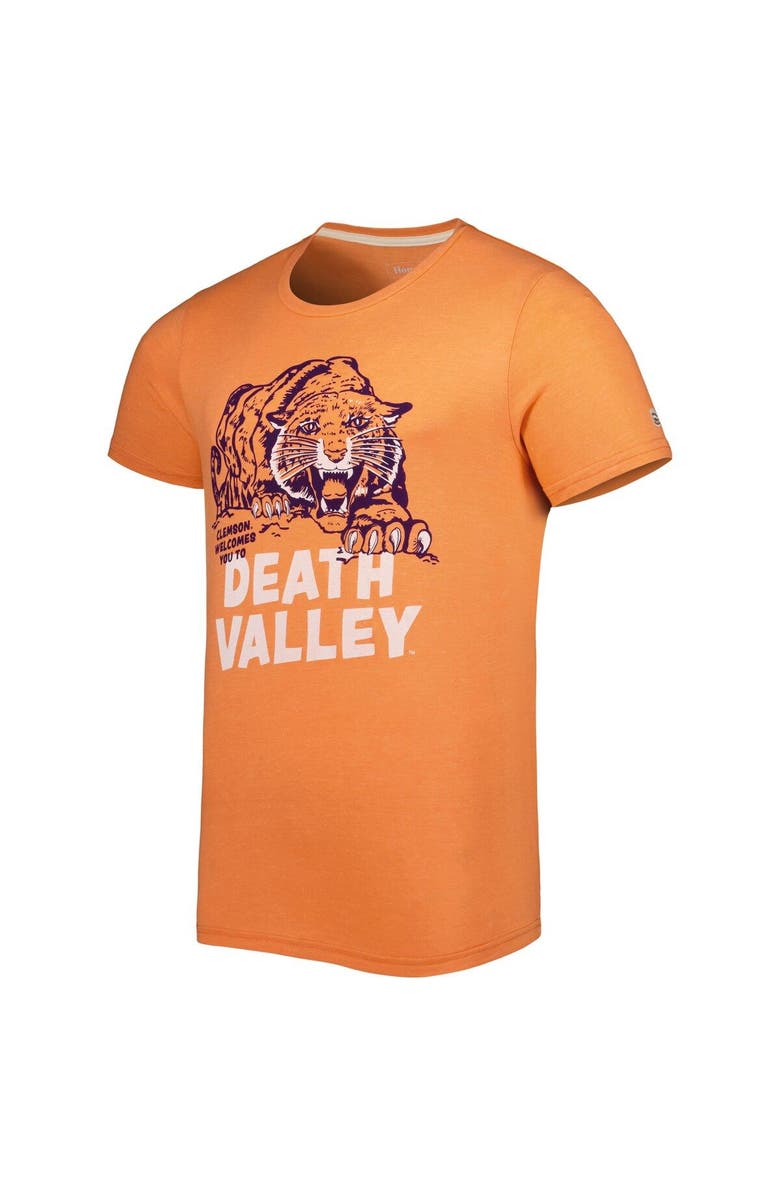 HOMEFIELD Men's Homefield Heathered Orange Clemson Tigers Death Valley Vintage T-Shirt, Alternate, color, 