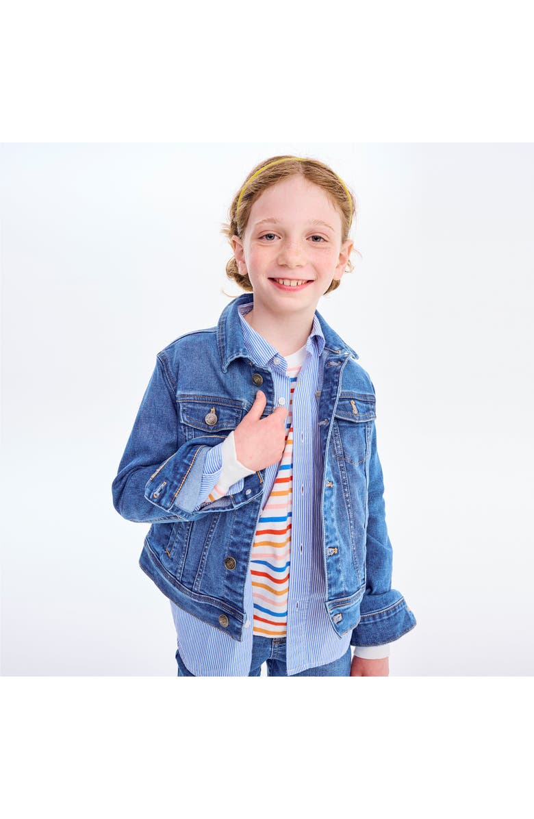 Primary Kids Denim Jacket, Alternate, color, Classic Wash