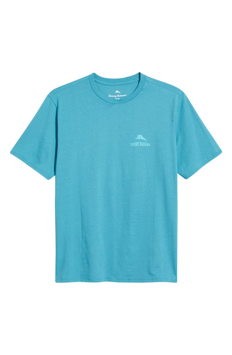 Tommy Bahama Polar Beers Cotton Graphic T-Shirt, Alternate, color, Canal Blue