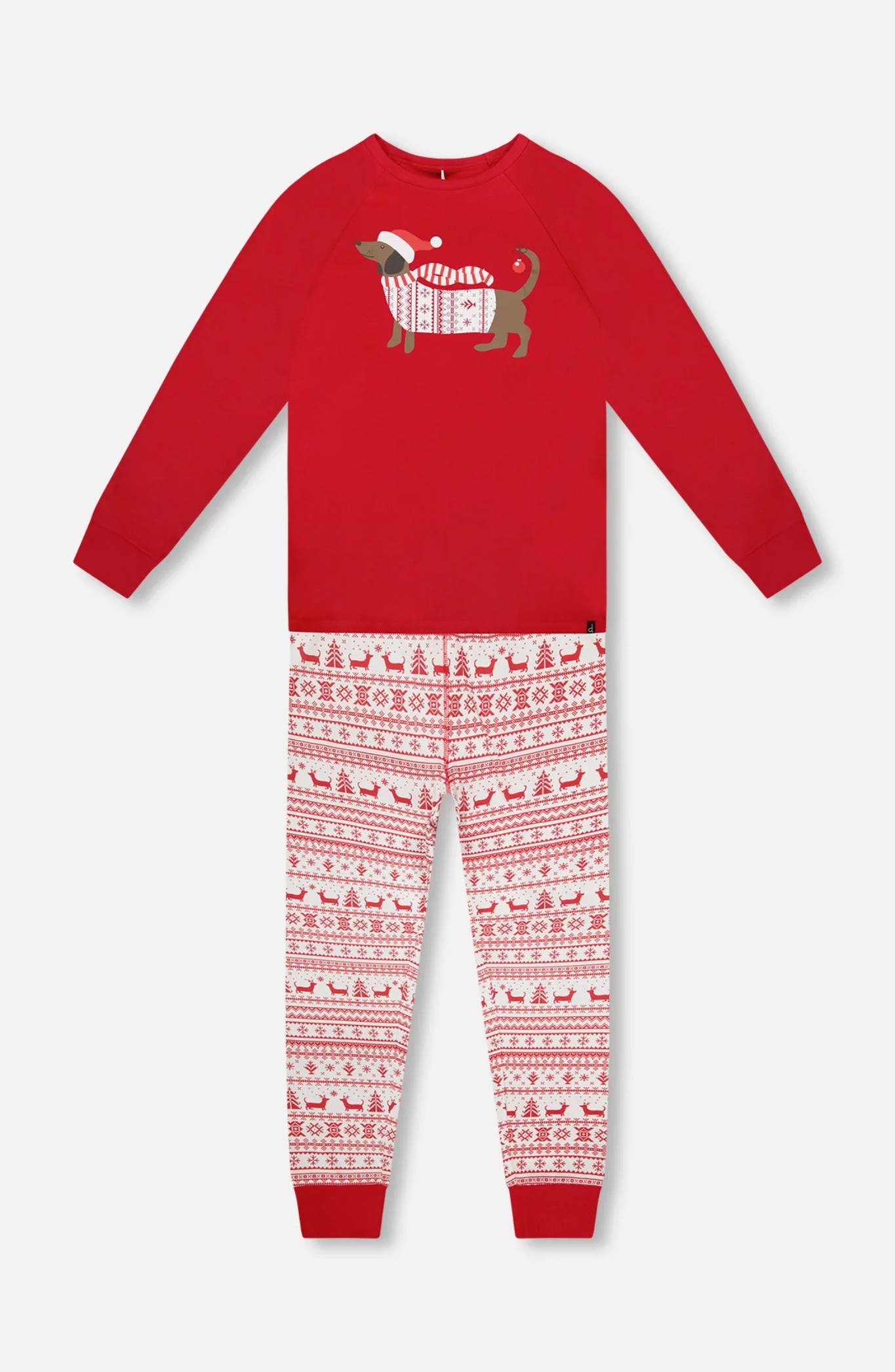 selected Red and White Fairisle