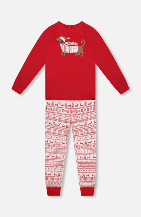 Adult Men Organic Cotton Two-Piece Pajama Set