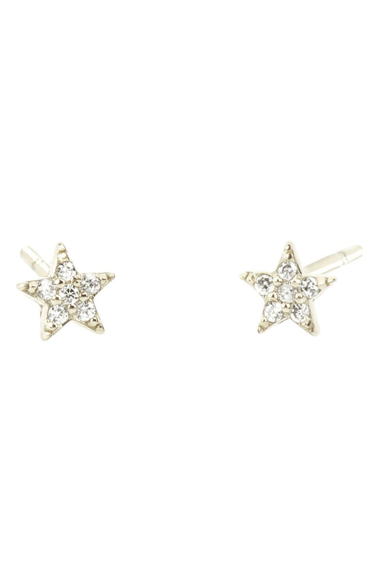 Kris Nations Pavé Star Stud Earrings, Main, color, 