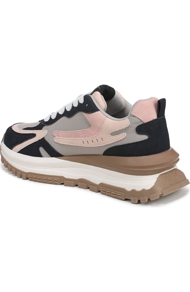 Blowfish Malibu Leo Sneaker, Alternate, color, Navy / Pink Faux Suede