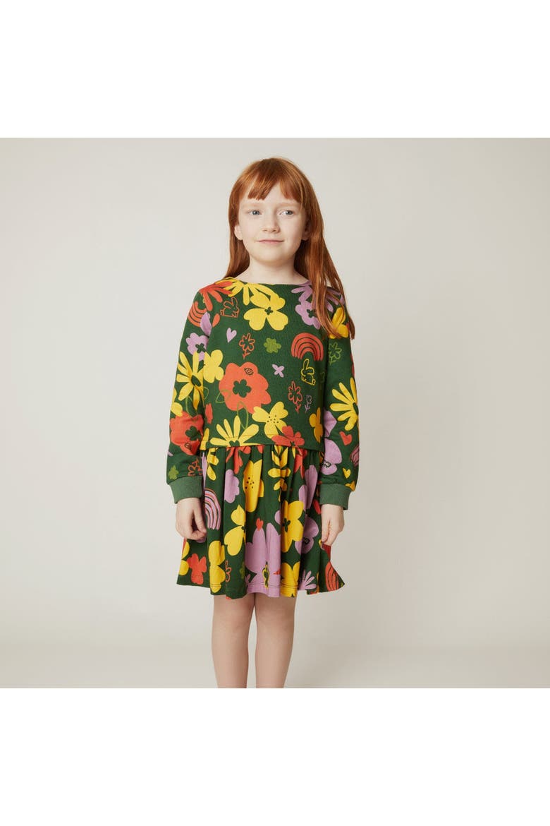 Wildflower Dress, Alternate, color, Green Pastures/Multi