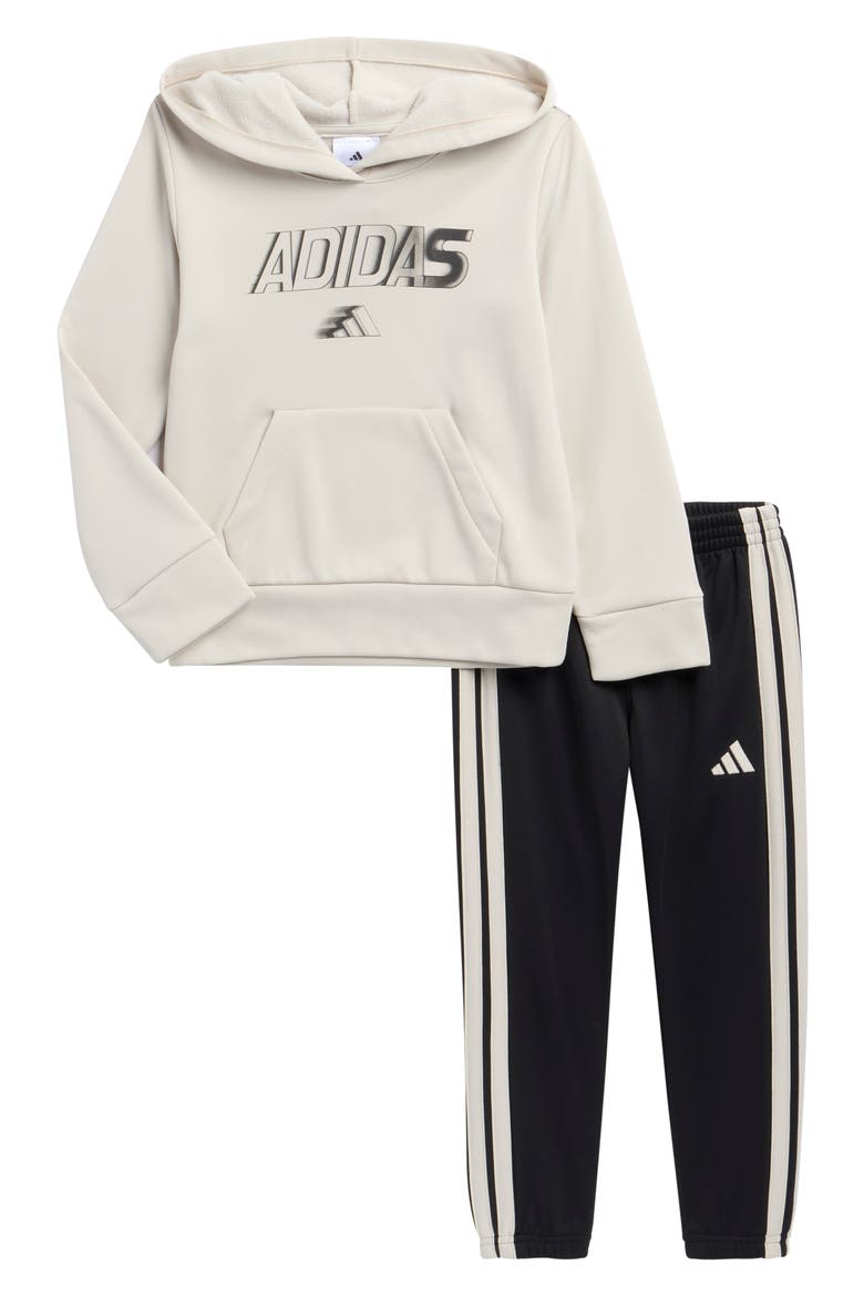 Kids' Logo Hoodie & Sweatpants Set, Main, color, WONDER ALUMINA