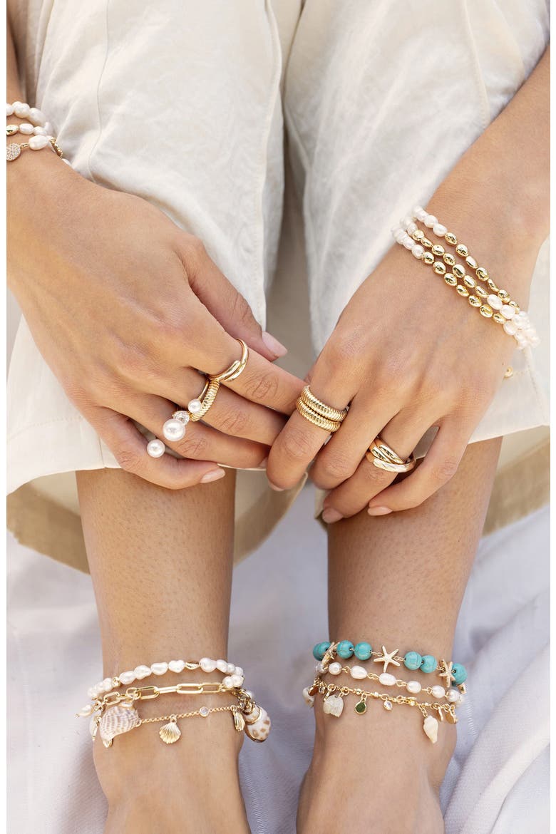 Don't Get It Twisted Ring, Alternate, color, GOLD
