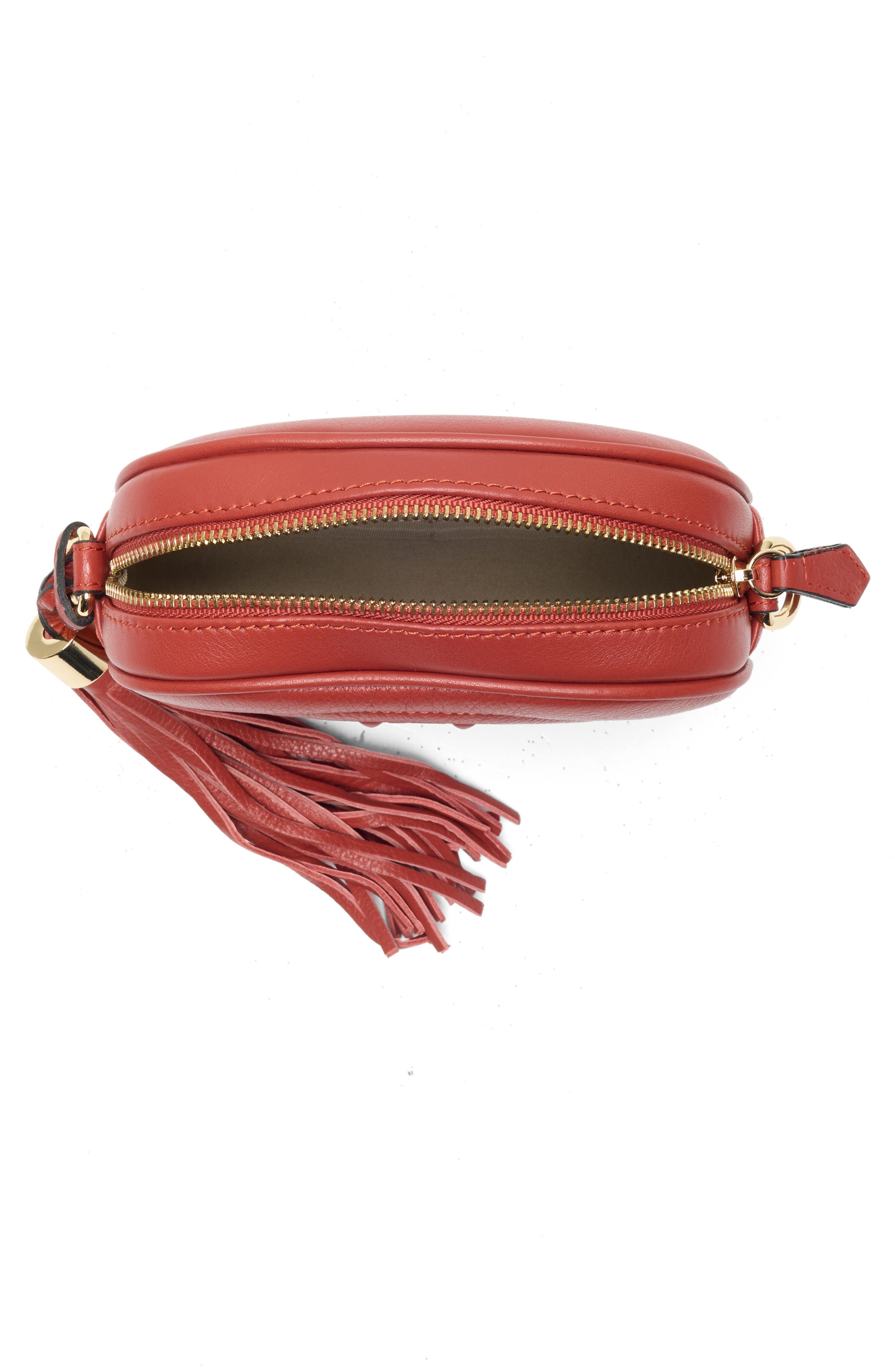 VALENTINO BY MARIO VALENTINO Nina Signature Crossbody Bag, Alternate, color, Rust