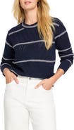 NIC+ZOE Stripe Pointelle Stitch Sweater