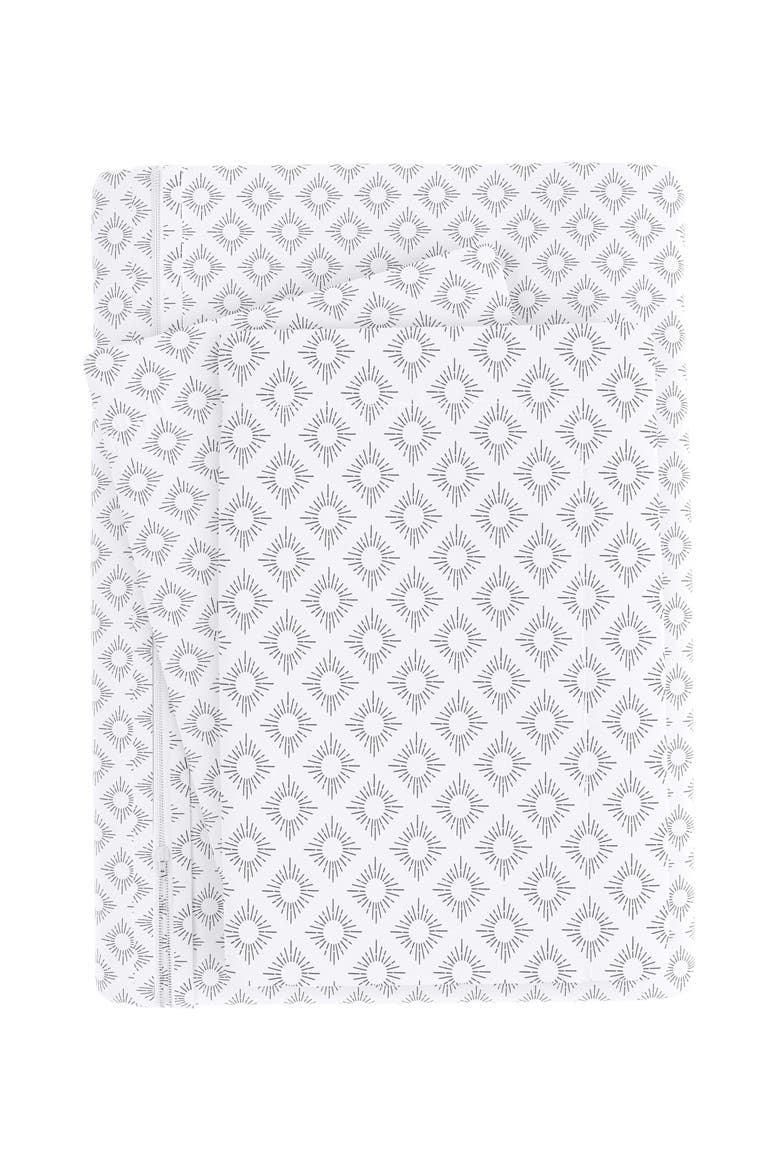 IENJOY HOME Premium Ultra Soft Polaris Pattern 3-Piece Duvet Cover Set, Alternate, color, GRAY