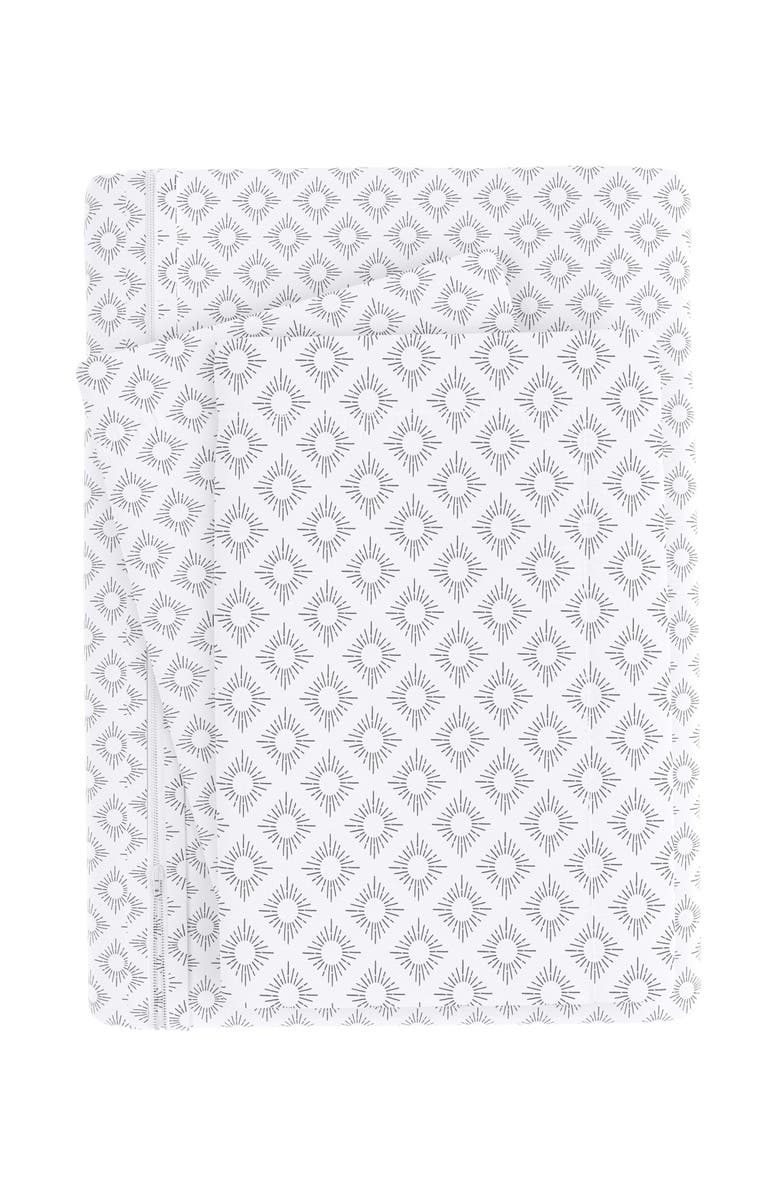 HOMESPUN IENJOY HOME Premium Ultra Soft Polaris Pattern 3-Piece Duvet Cover Set, Alternate, color, Gray