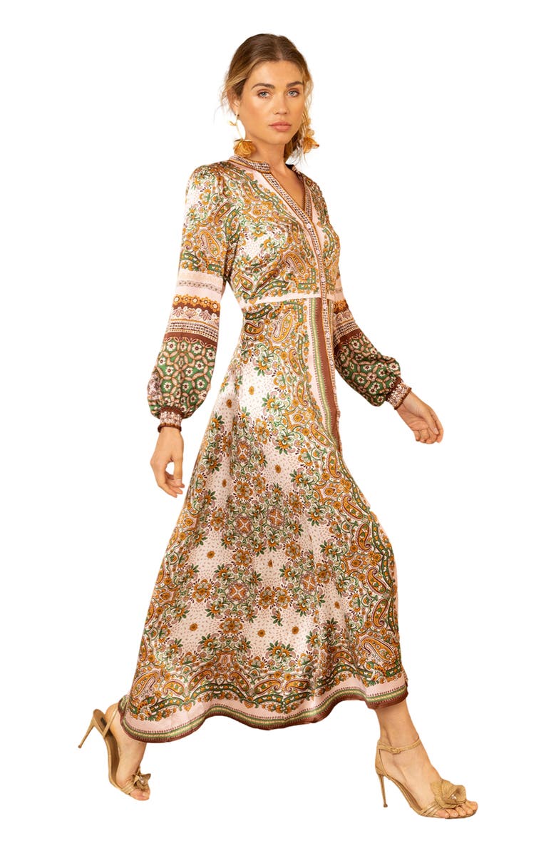 Hale Bob Isabella Midi Dress, Alternate, color, 