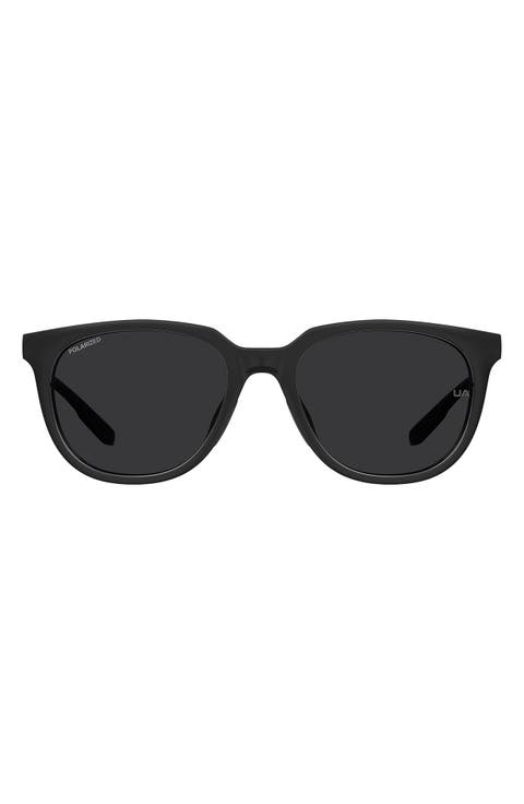 Circuit 54mm Gradient Polarized Rectangular Sunglasses