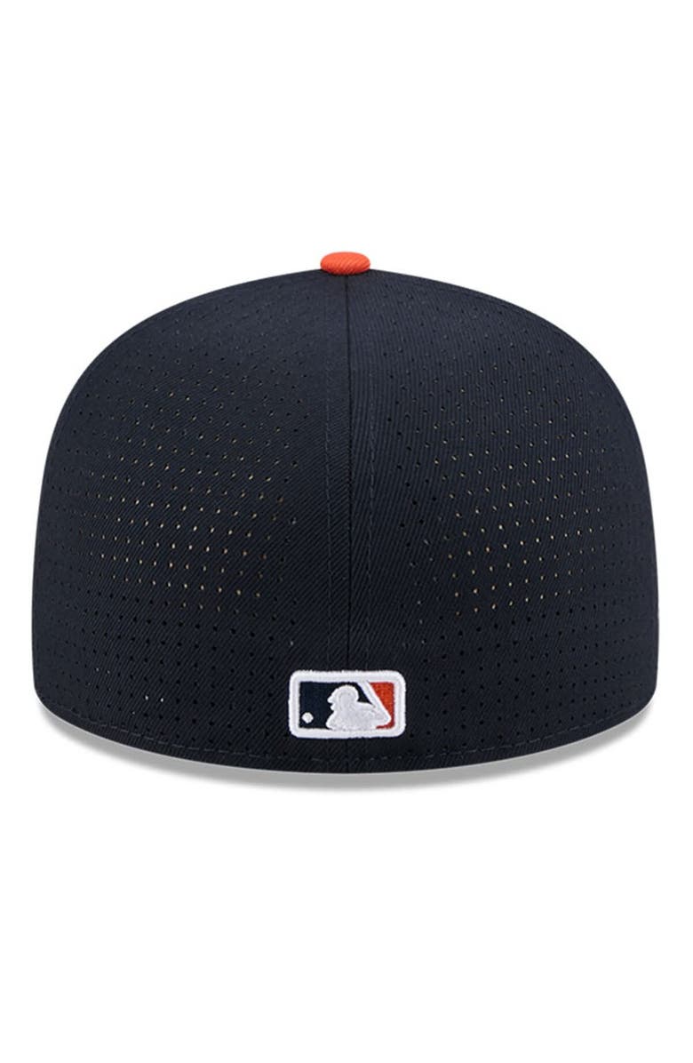 New Era Men's New Era Navy/Orange  Detroit Tigers 2025 MLB All-Star Game Side Patch 59FIFTY Fitted Hat, Alternate, color, 