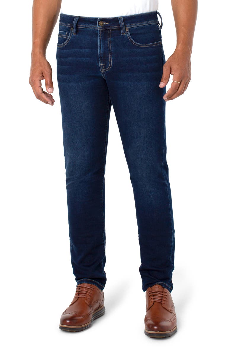 Kingston Modern Slim Straight Leg Jeans, Main, color, CASPIAN