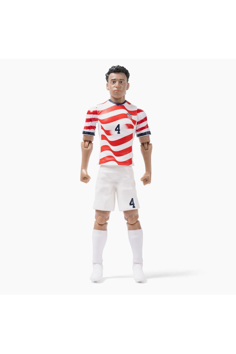Sockers 2026 USMNT Tyler Adams Home Jersey 8" Soccer Action Figure, Main, color, Red