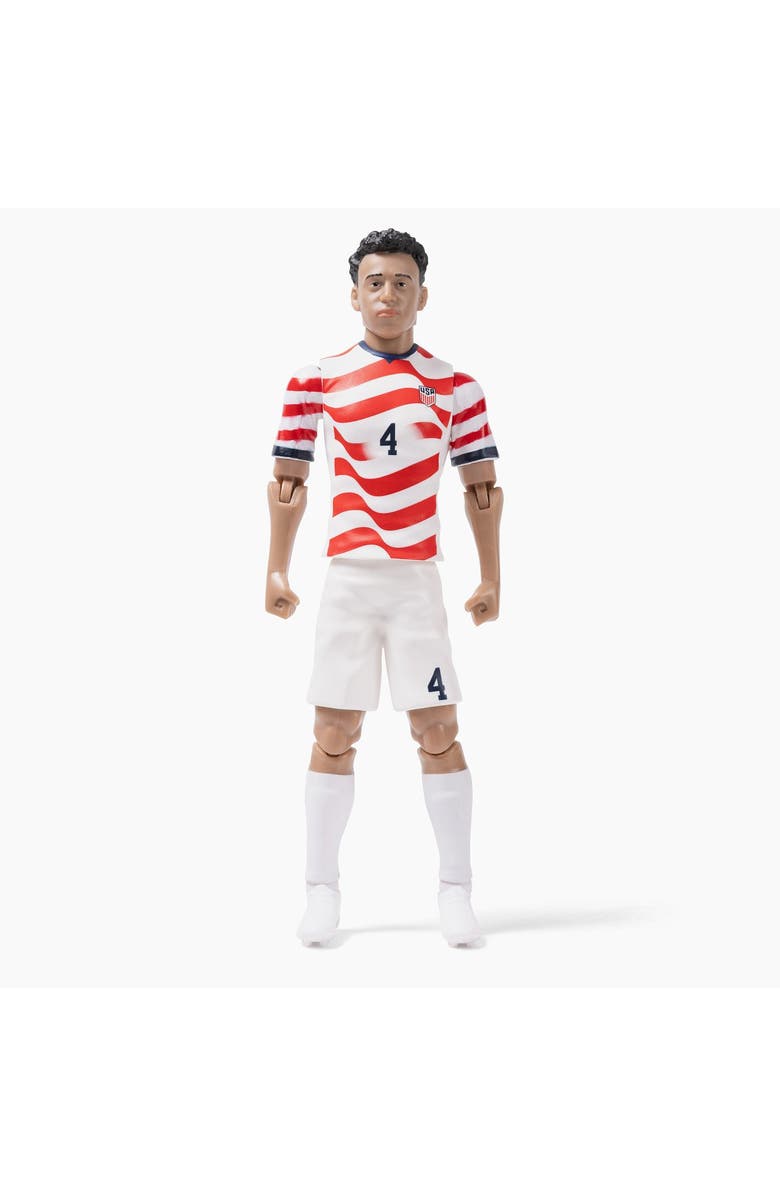 Banbo Toys Sockers 2026 USMNT Tyler Adams Home Jersey 8" Soccer Action Figure, Main, color, Red