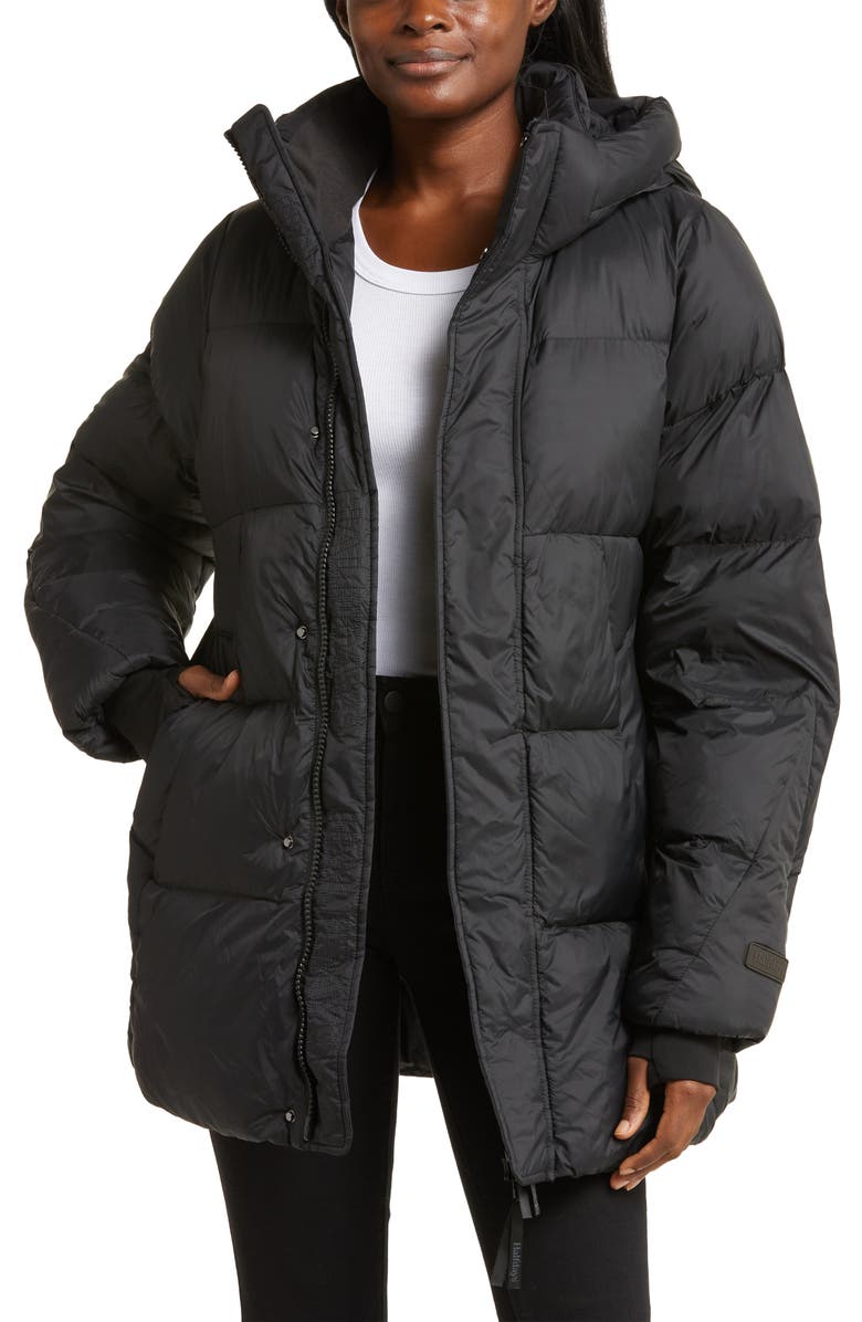 Halfdays Tabei Recycled Nylon Puffer Parka with Removable Hood, Main, color,