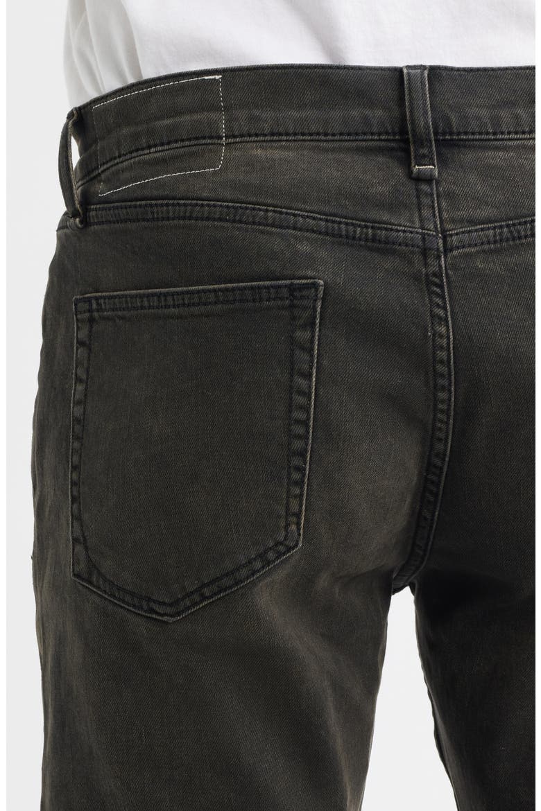 Fit 2 Authentic Stretch Slim Fit Jeans, Alternate, color, WASHED BLACK/ BROWN