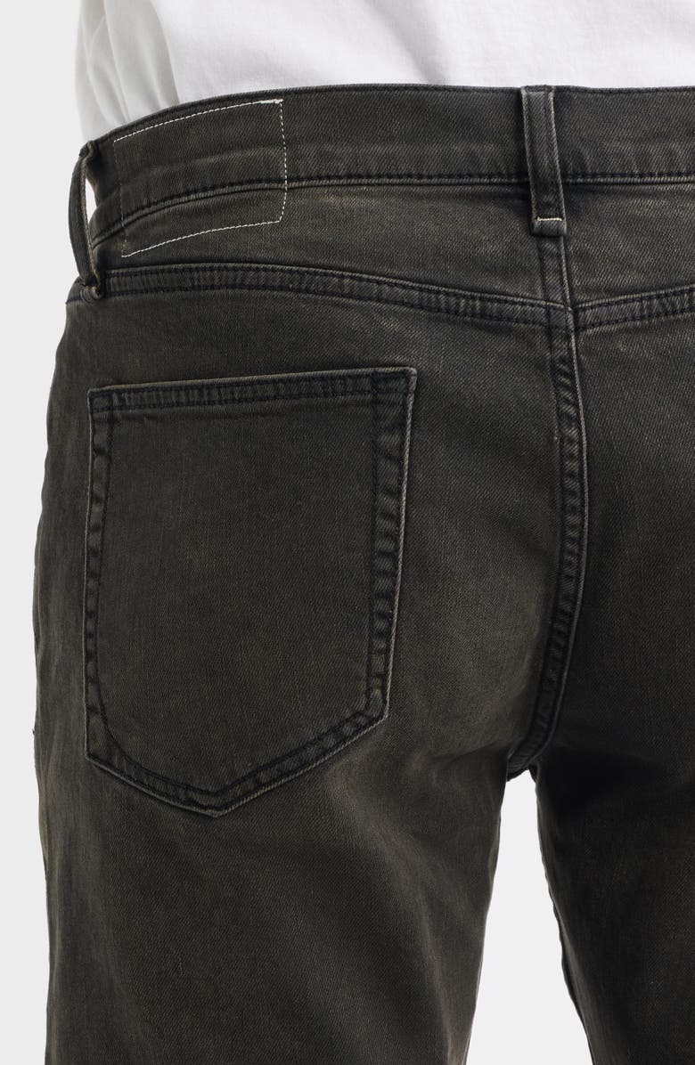 rag & bone Fit 2 Authentic Stretch Slim Fit Jeans, Alternate, color, Washed Black/ Brown