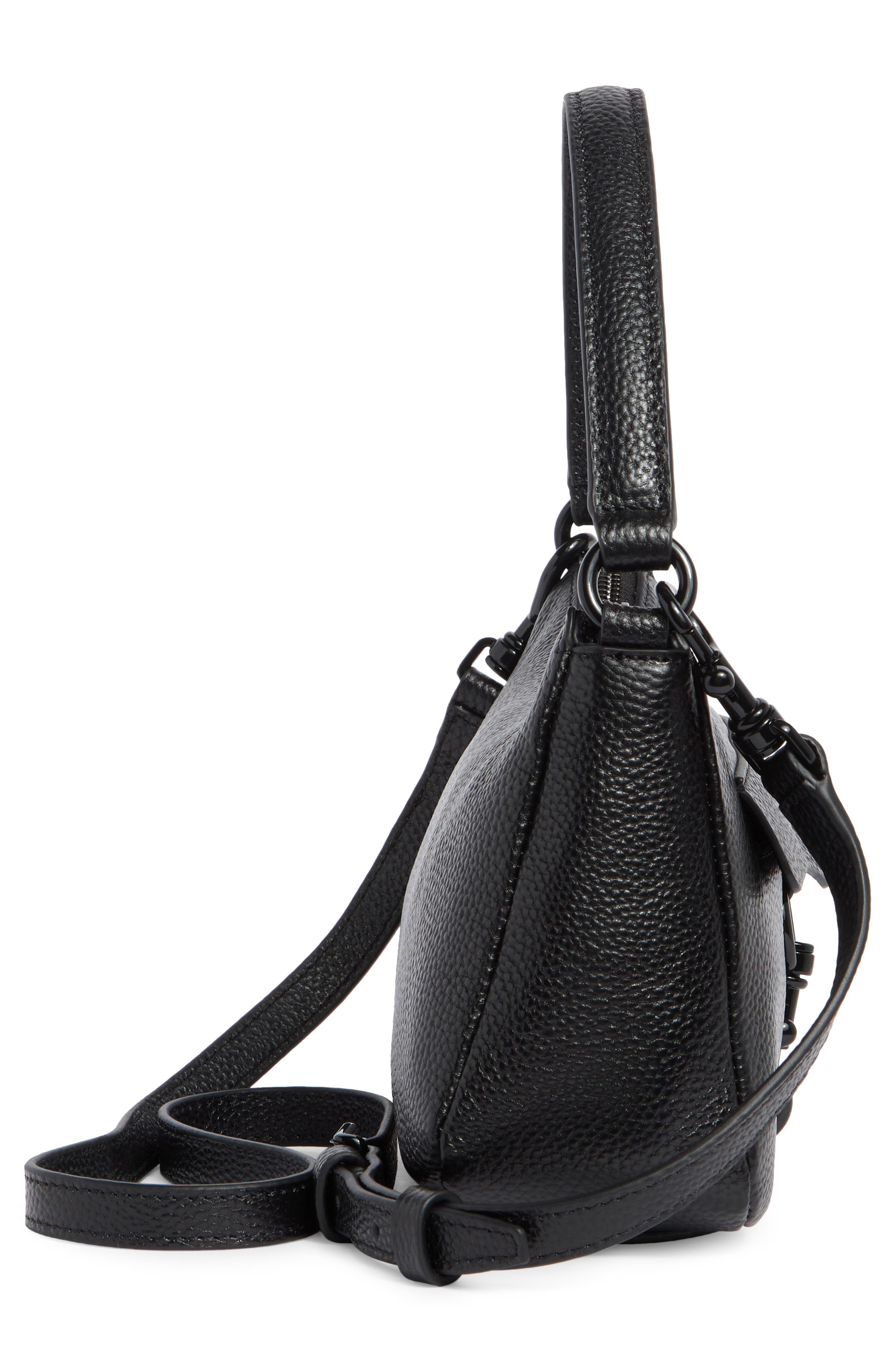 Rebecca Minkoff Megan Mini Leather Shoulder Bag, Alternate, color, 