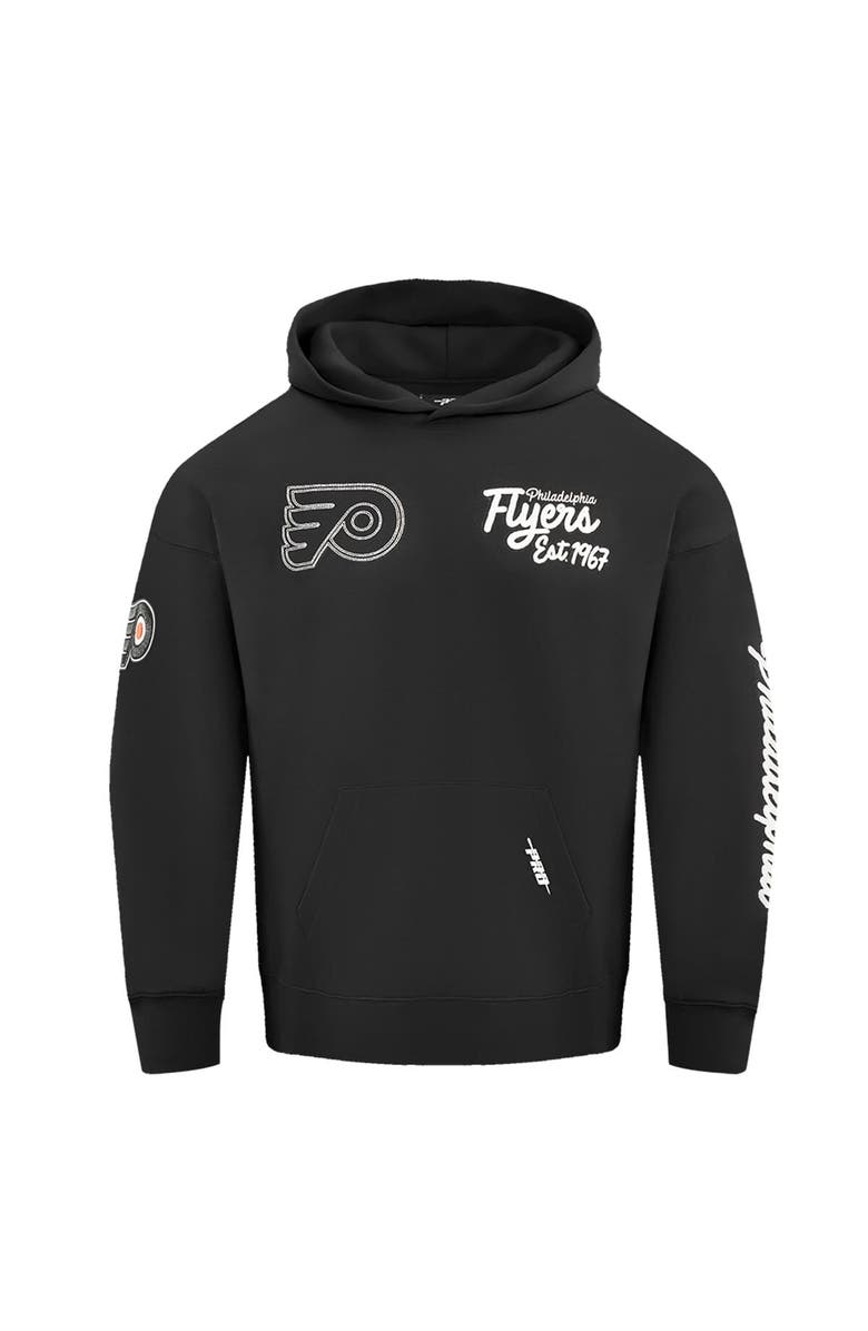PRO STANDARD Men's Pro Standard  Black Philadelphia Flyers Paint the City Pullover Hoodie, Alternate, color, 