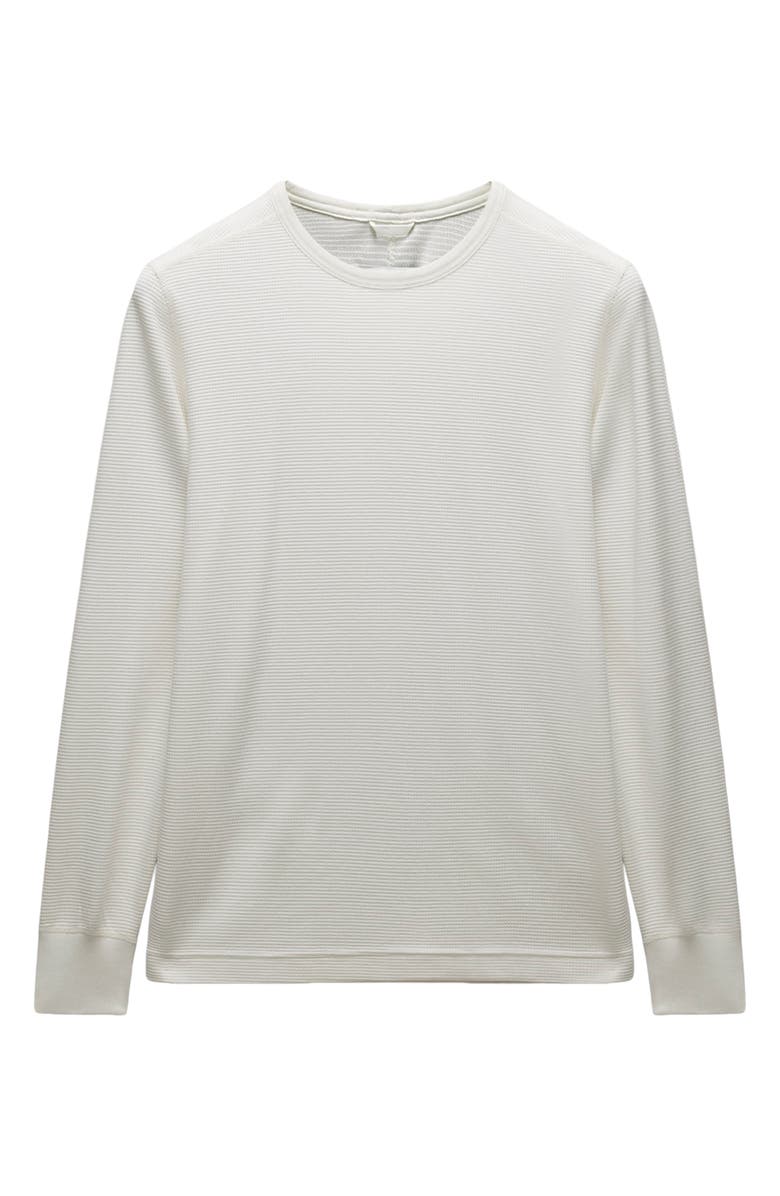 Reigning Champ Lightweight Waffle Stitch Long Sleeve T-Shirt, Alternate, color, Championship White