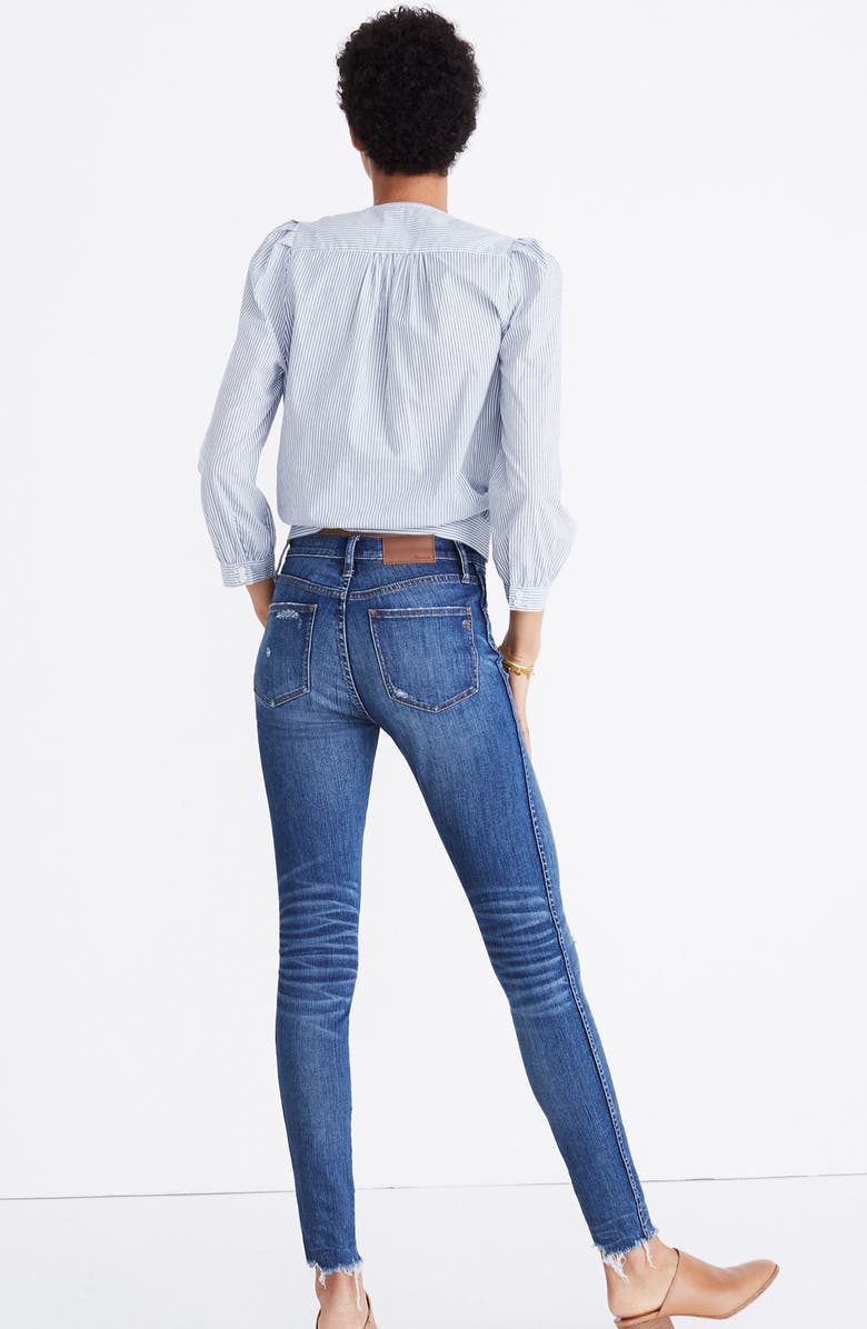 Madewell Stripe Wrap Top, Alternate, color,