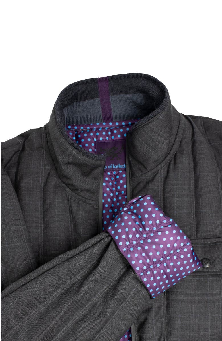Lords of Harlech Claudio Merino Wool Down Fill Jacket, Main, color, Charcoal