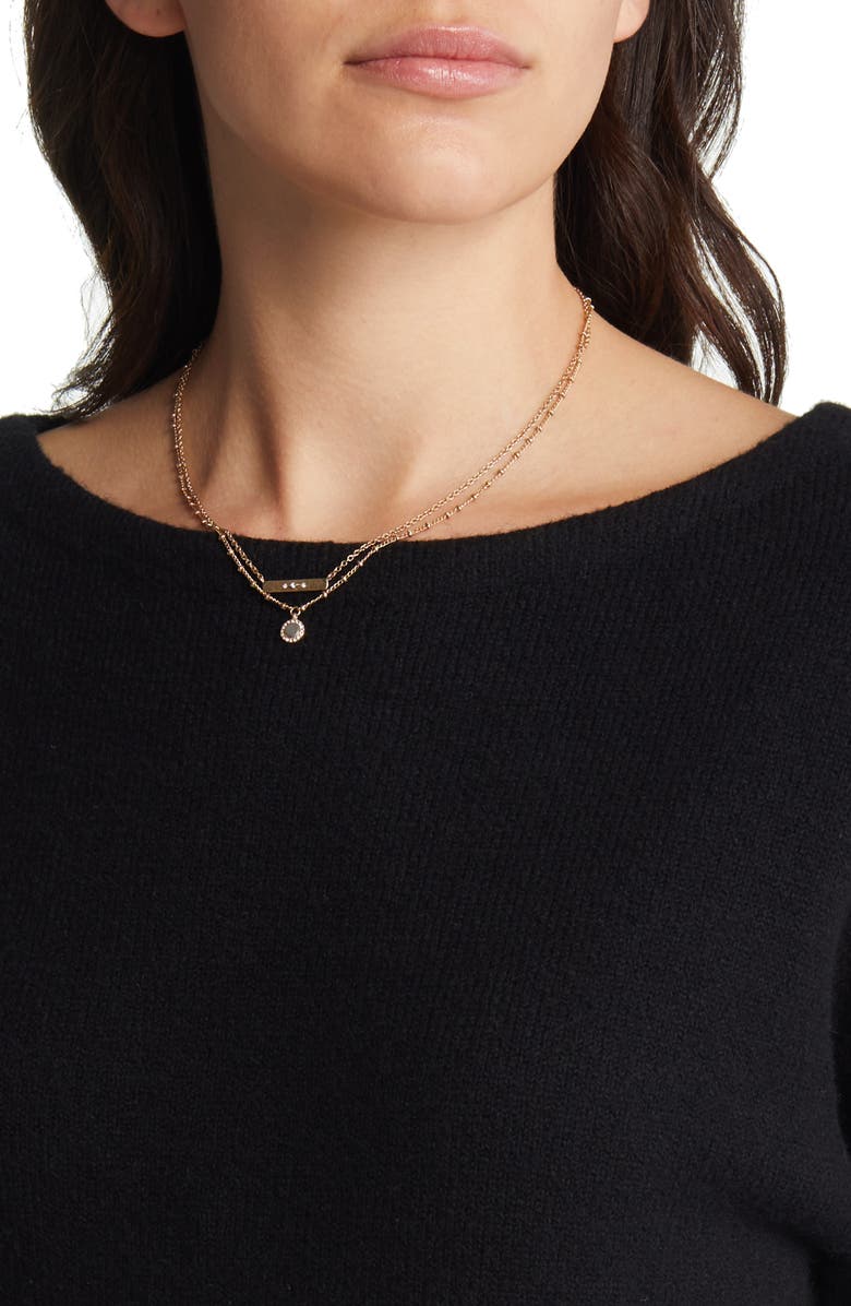 Treasure & Bond Long Sleeve Midi Sweater Dress, Alternate, color,