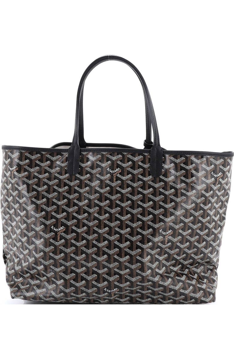 Pre-Owned Goyard Saint Louis Tote Coated Canvas PM, Alternate, color, Black