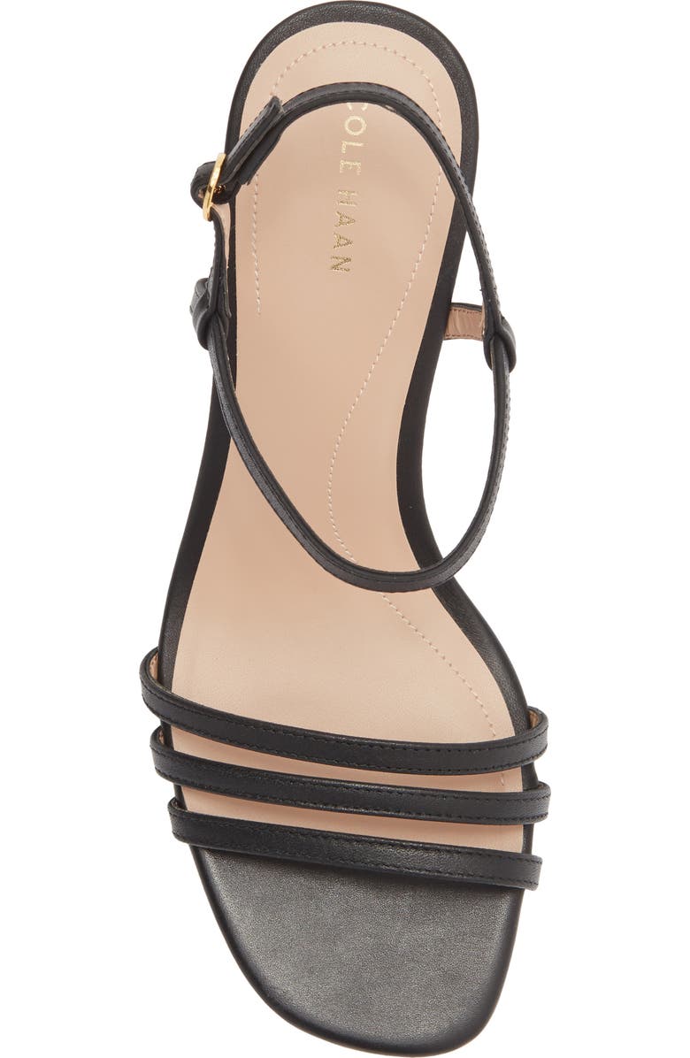 Cole Haan Michelina Strappy Sandal, Alternate, color, Black Leather