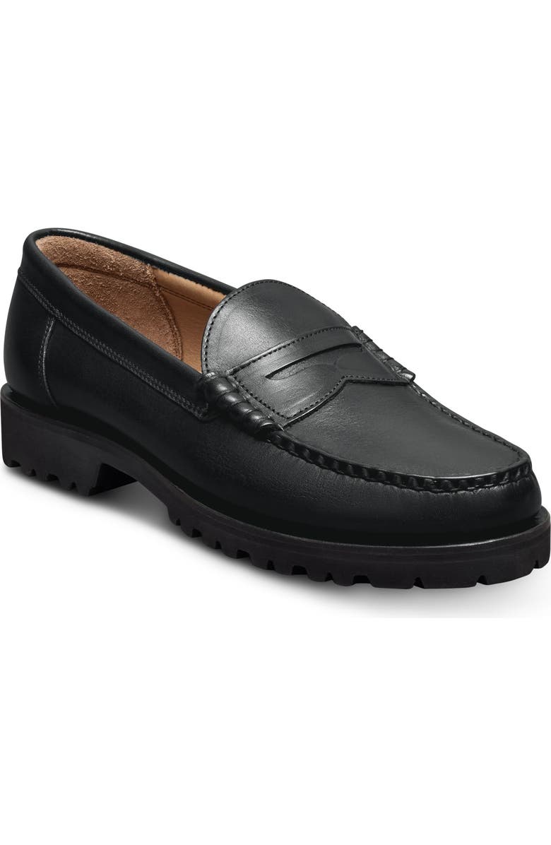 Allen Edmonds Nelson Penny Loafer, Main, color, Black Leather